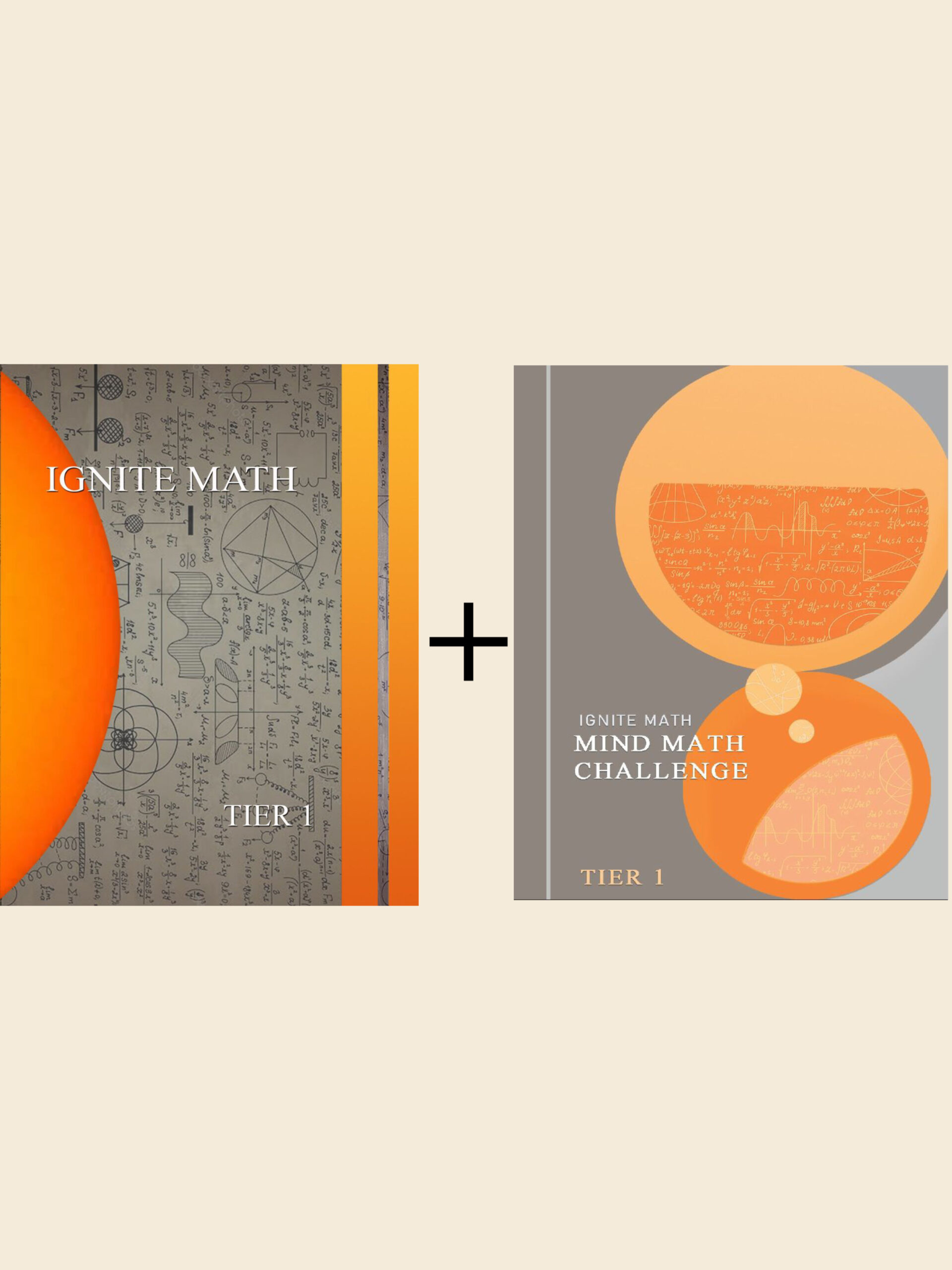 Bundle offer : Ignite Math Tier 1 and Mind Math Challenge Tier 1 Books